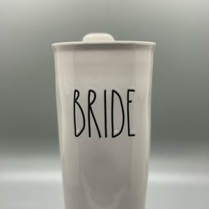 Rae Dunn Bride To Go Mug. White With Black Letters Excellent Condition